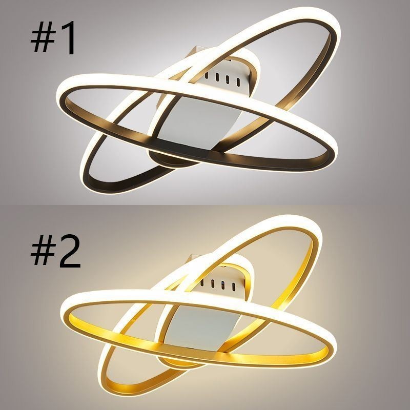 Minimalistische Deckenleuchte mit Planeten-Surround-Design