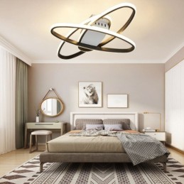Minimalistische Deckenleuchte mit Planeten-Surround-Design