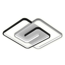 Quadratische Deckenleuchte mit Acryl-Ummantelung