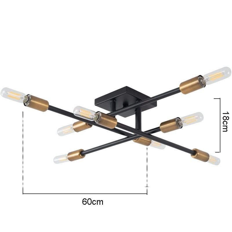 Dekorative Deckenleuchte im Country-Retro-Stil im amerikanischen Industriestil