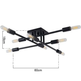 Dekorative Deckenleuchte im Country-Retro-Stil im amerikanischen Industriestil