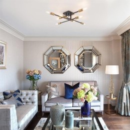 Dekorative Deckenleuchte im Country-Retro-Stil im amerikanischen Industriestil