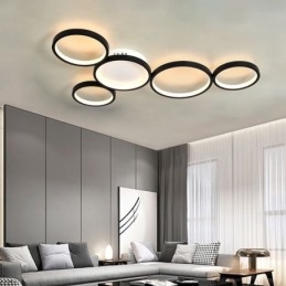 Moderne Deckenleuchte aus Aluminium im Kunststil