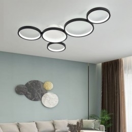 Moderne Deckenleuchte aus Aluminium im Kunststil