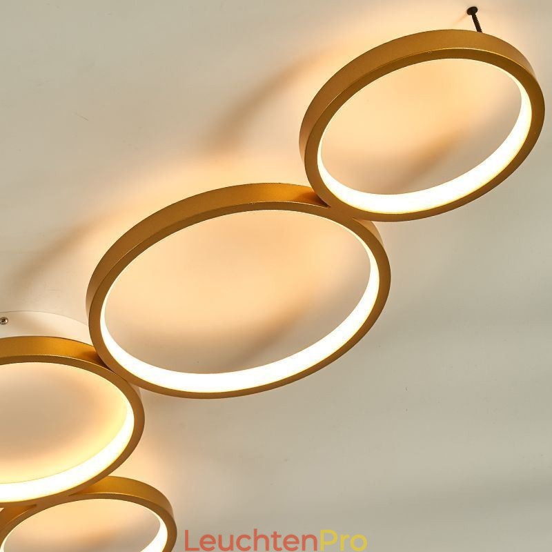 Moderne Deckenleuchte aus Aluminium im Kunststil
