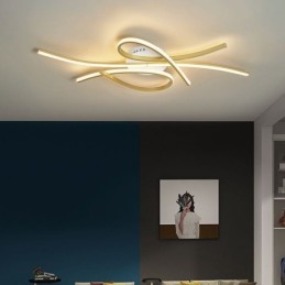 Minimalistische Deckenleuchte mit Schmetterlingsmotiv aus Aluminium