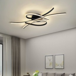 Minimalistische Deckenleuchte mit Schmetterlingsmotiv aus Aluminium