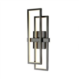 Minimalistische, flächenbündige Deckenleuchte aus Aluminium im geometrischen Stil