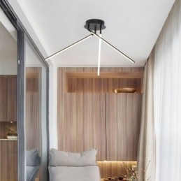 Kreative Deckenleuchte mit Windmühlenmotiv aus Aluminium