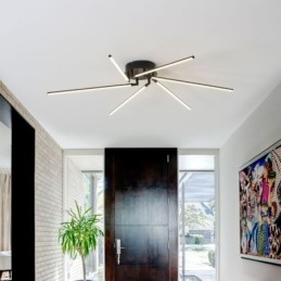 Kreative Deckenleuchte mit Windmühlenmotiv aus Aluminium