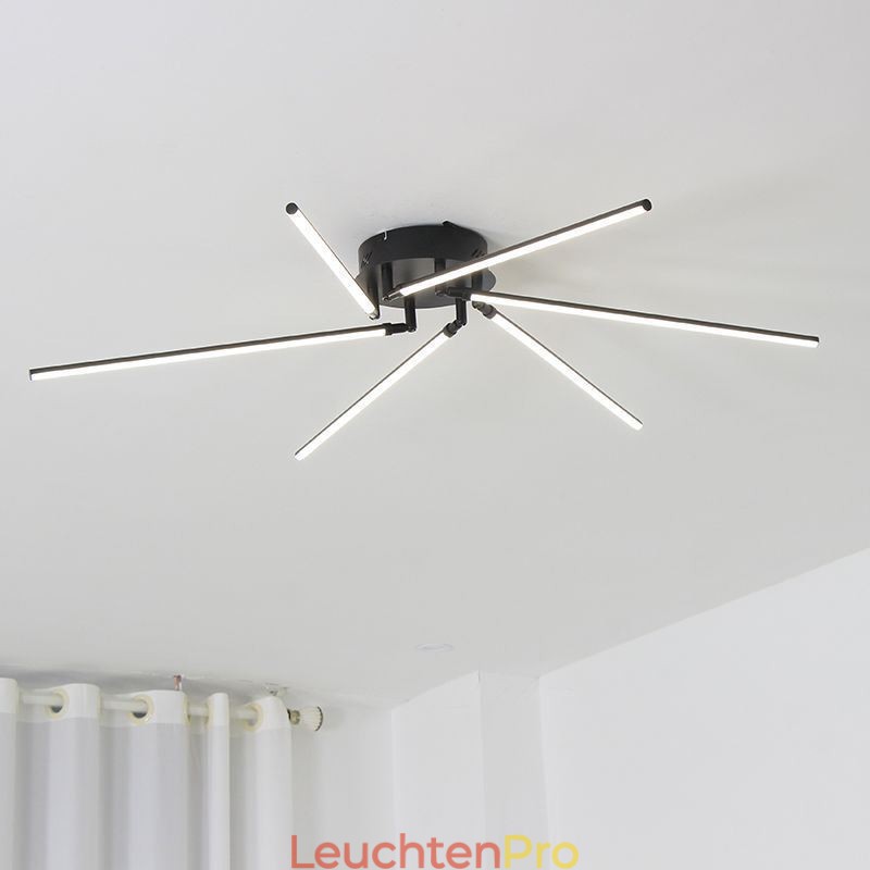 Kreative Deckenleuchte mit Windmühlenmotiv aus Aluminium