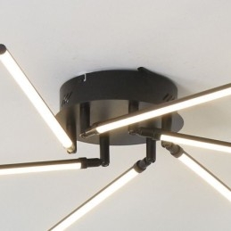 Kreative Deckenleuchte mit Windmühlenmotiv aus Aluminium