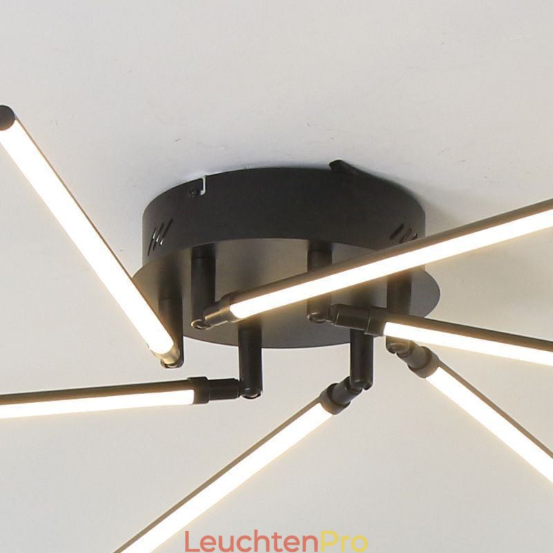 Kreative Deckenleuchte mit Windmühlenmotiv aus Aluminium