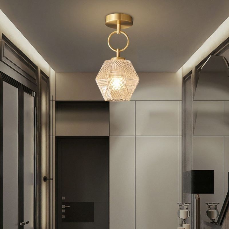 Moderne Deckenleuchte aus Glas für Zuhause, kreative Deckenbeleuchtung