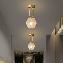 Moderne Deckenleuchte aus Glas für Zuhause, kreative Deckenbeleuchtung