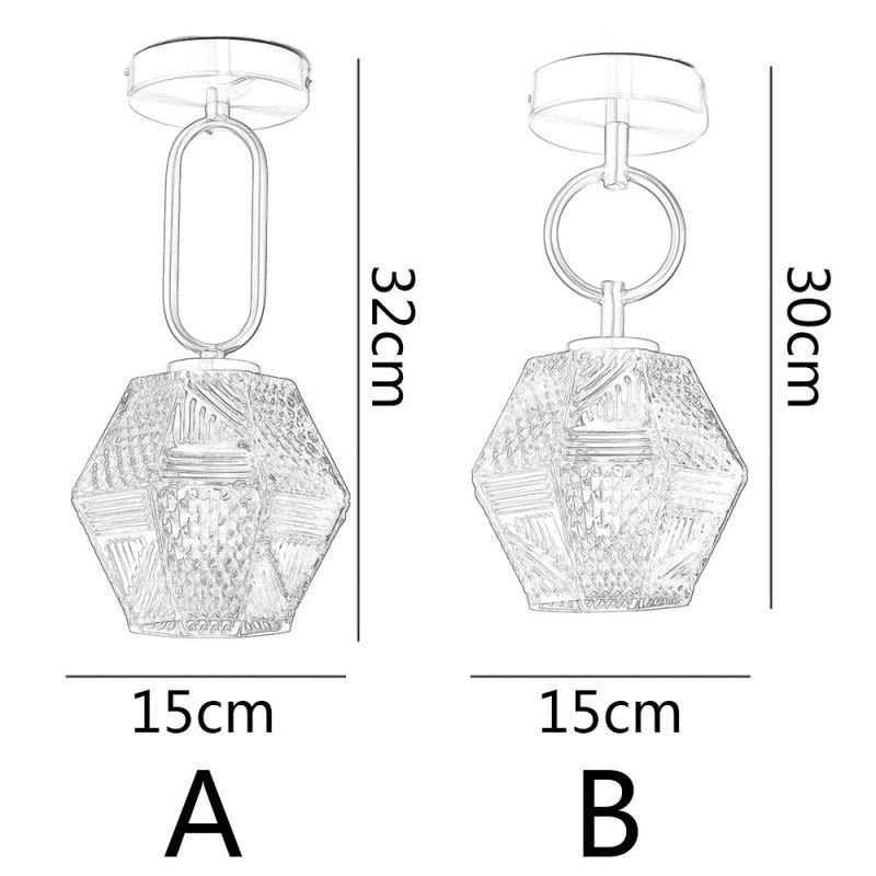 Moderne Deckenleuchte aus Glas für Zuhause, kreative Deckenbeleuchtung