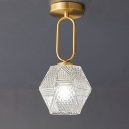 Moderne Deckenleuchte aus Glas für Zuhause, kreative Deckenbeleuchtung