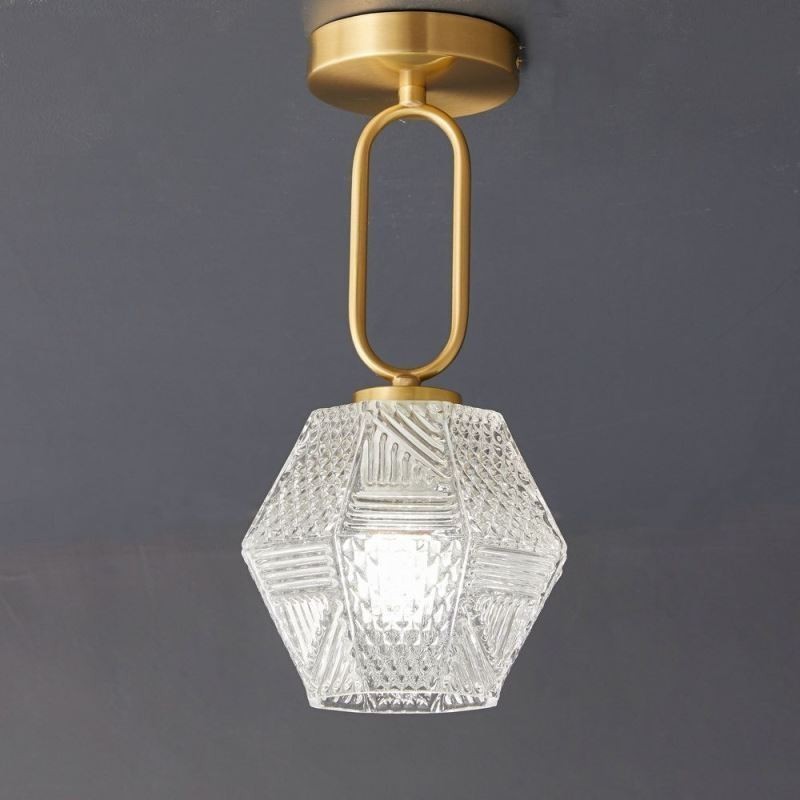 Moderne Deckenleuchte aus Glas für Zuhause, kreative Deckenbeleuchtung