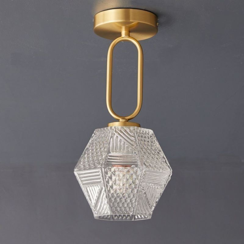 Moderne Deckenleuchte aus Glas für Zuhause, kreative Deckenbeleuchtung