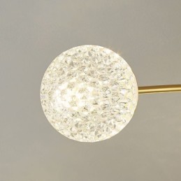 Moderne, flächenbündige, goldene Deckenleuchte, dekorative Leuchte