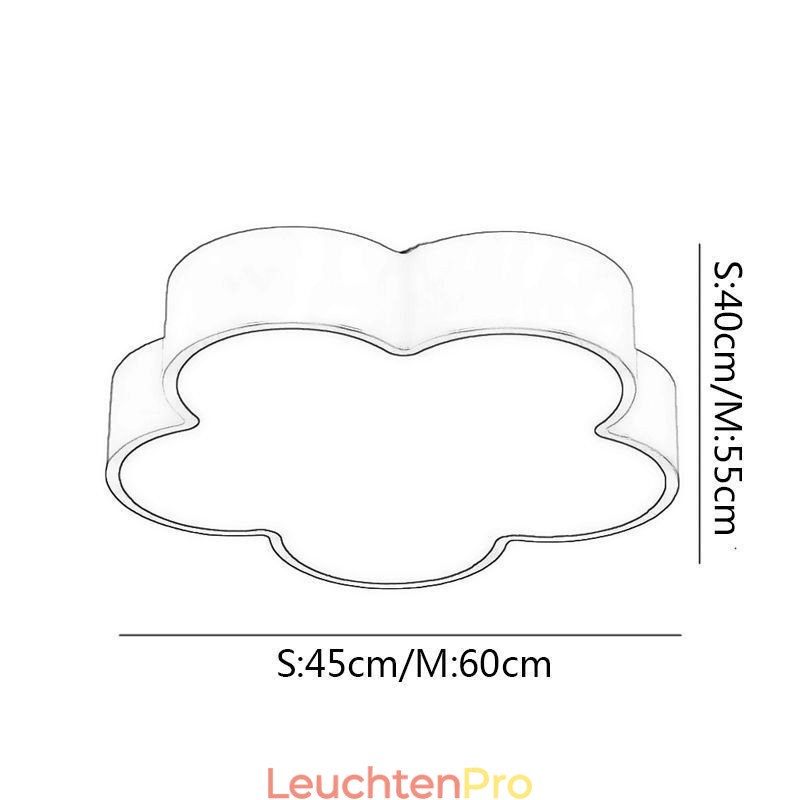 Cartoon Deckenleuchte Moderne Blume Unterputz