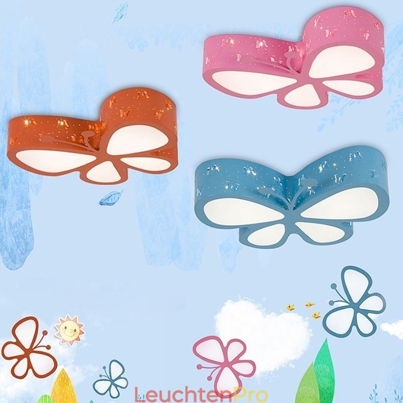 Butterfly Unterputz-Deckenleuchte aus Metall, modern
