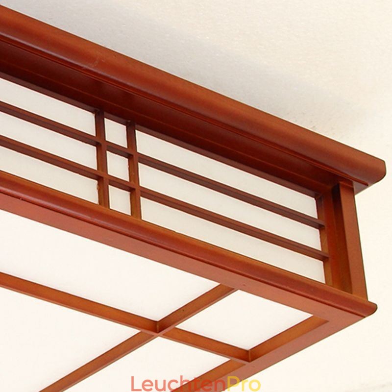 Retro Deckenleuchte Dekorative Deckenlampe aus Holz