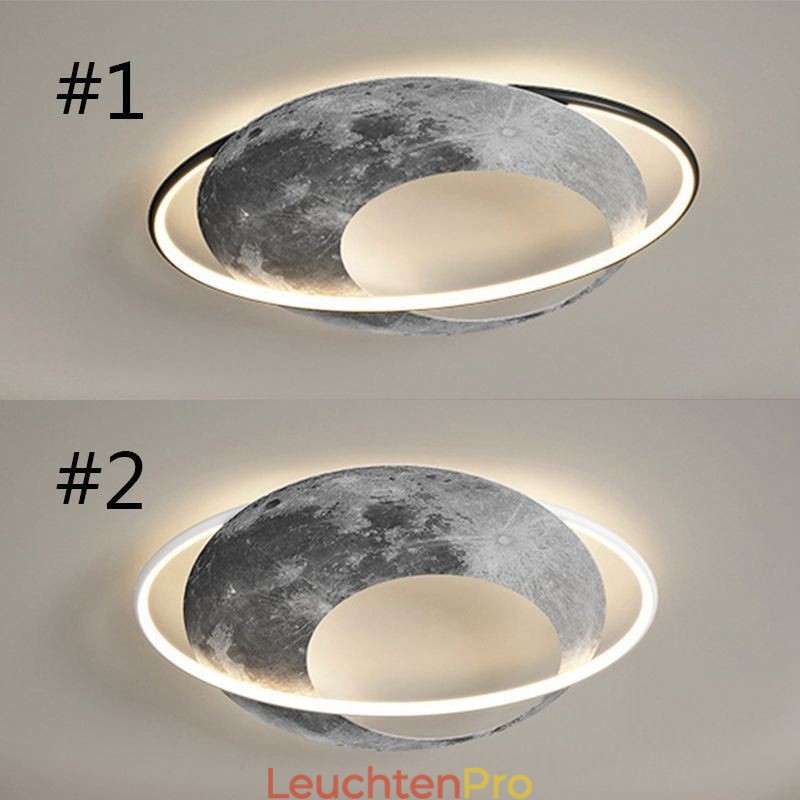 Deckenleuchte Unterputz-Mond-Deckenlampe