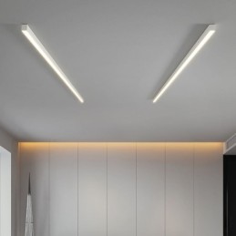 Moderne Deckenleuchte mit langem Streifen, oberflächenmontierte Deckenleuchte