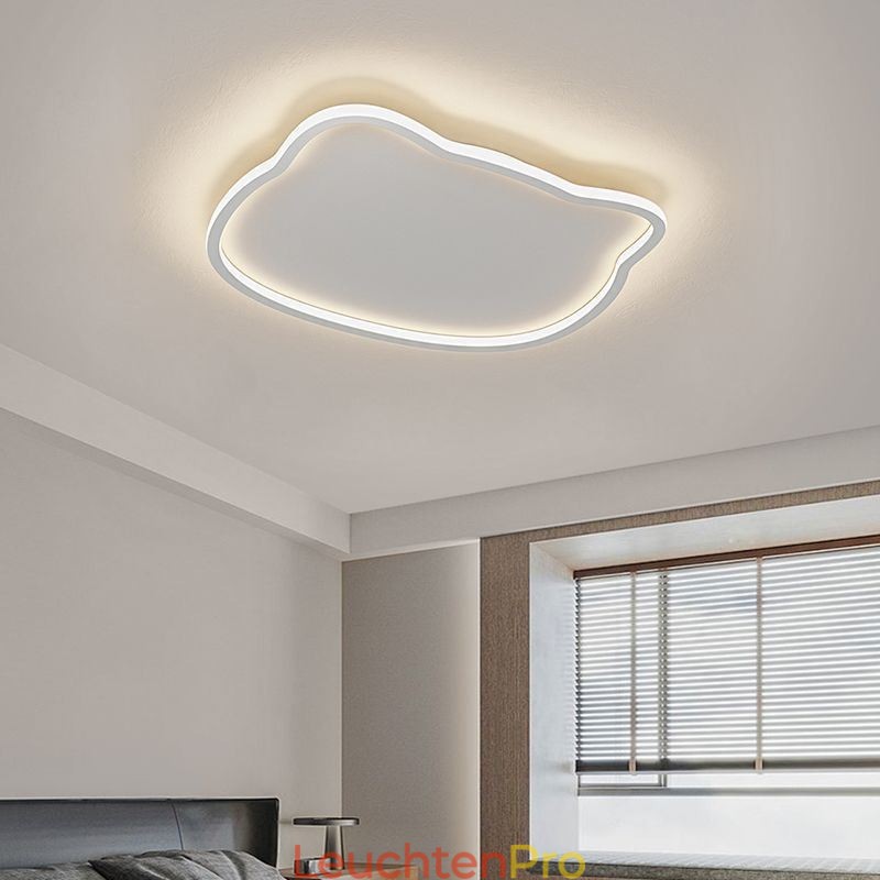 Moderne Deckenleuchten Deckenlampe mit Katzengesicht