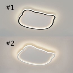 Moderne Deckenleuchten Deckenlampe mit Katzengesicht