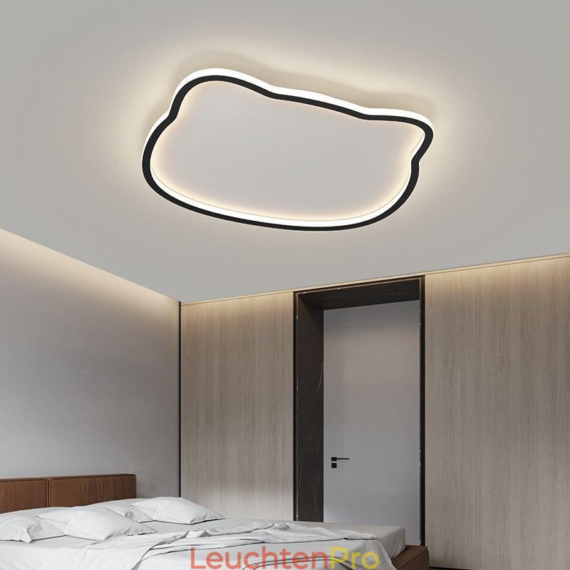 Moderne Deckenleuchten Deckenlampe mit Katzengesicht