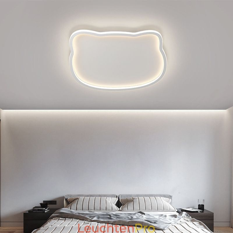 Moderne Deckenleuchten Deckenlampe mit Katzengesicht