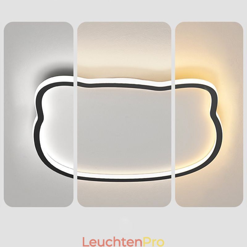 Moderne Deckenleuchten Deckenlampe mit Katzengesicht