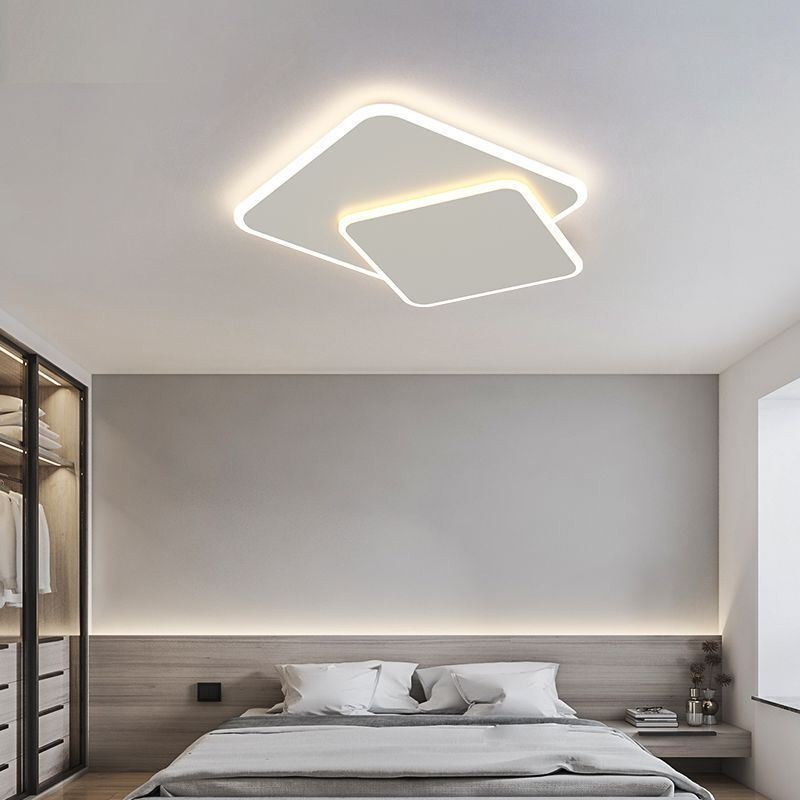 Moderne, geometrische, quadratische Deckenleuchte