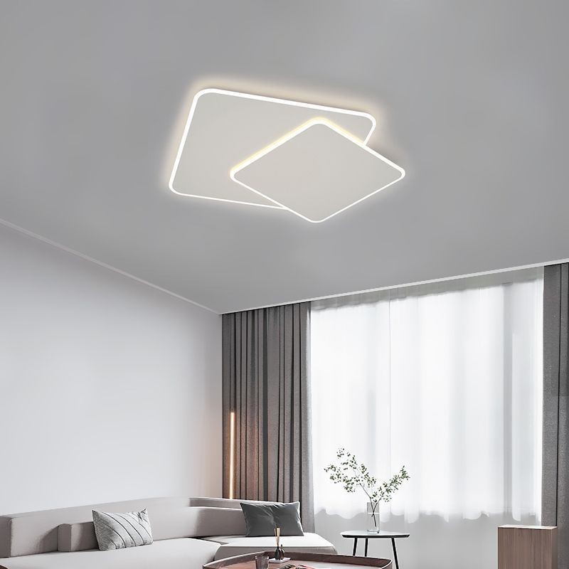 Moderne, geometrische, quadratische Deckenleuchte