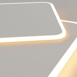 Moderne, geometrische, quadratische Deckenleuchte