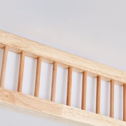 Japanische Deckenlampe Quadratische Holzdeckenlampe