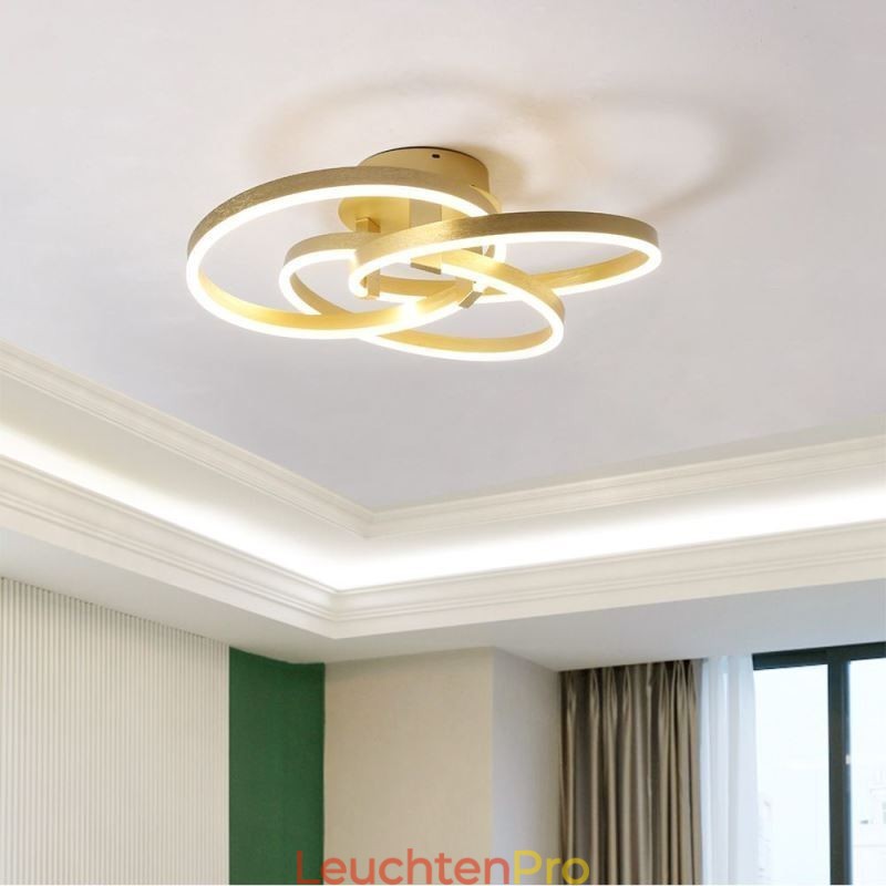 Moderne Deckenleuchte 3 Ring Deckenlampe