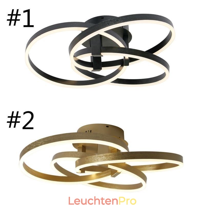 Moderne Deckenleuchte 3 Ring Deckenlampe
