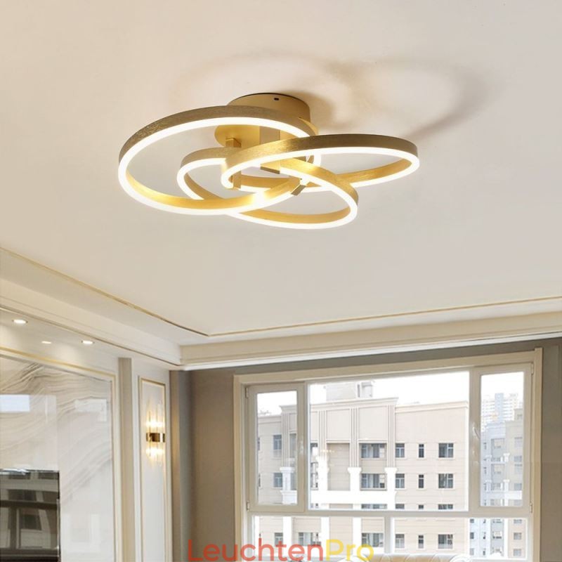 Moderne Deckenleuchte 3 Ring Deckenlampe