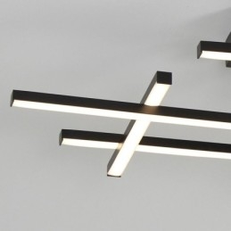 Deckenleuchte mit Unterputzmontage, Aluminium-Deckenleuchte