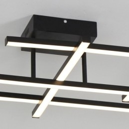 Deckenleuchte mit Unterputzmontage, Aluminium-Deckenleuchte