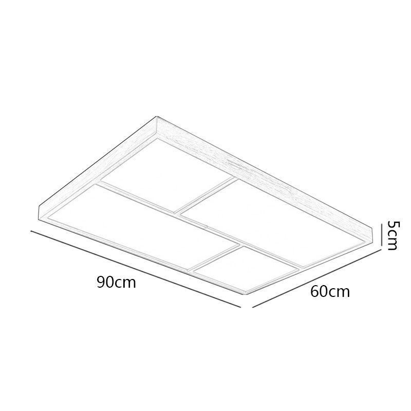 Moderne Deckenleuchte Minimalistischer Holzstil Unterputz Deckenleuchte