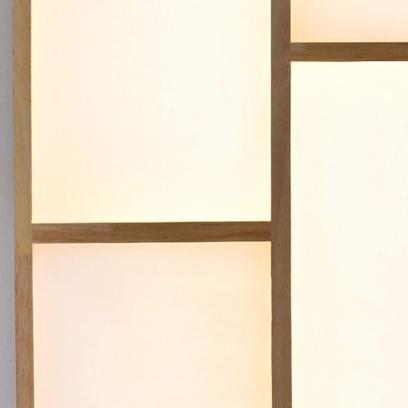 Moderne Deckenleuchte Minimalistischer Holzstil Unterputz Deckenleuchte