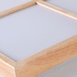 Moderne Deckenleuchte Minimalistischer Holzstil Unterputz Deckenleuchte
