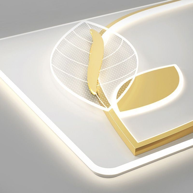 Luxus Deckenleuchte Kreative Blatt Design Deckenleuchte