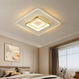 Deckenleuchte, flächenbündige quadratische Deckenlampe
