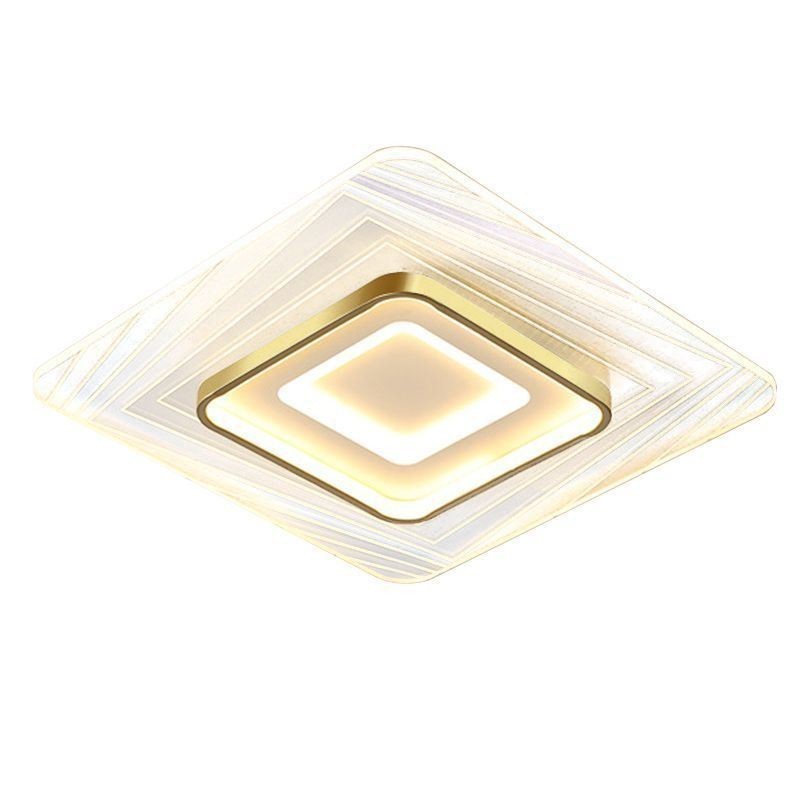 Deckenleuchte, flächenbündige quadratische Deckenlampe
