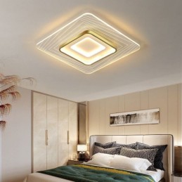 Deckenleuchte, flächenbündige quadratische Deckenlampe